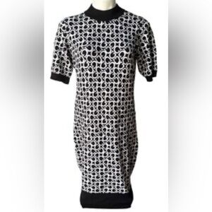 GUESS Women's 4G Logo Short-Sleeve Sweater Dress